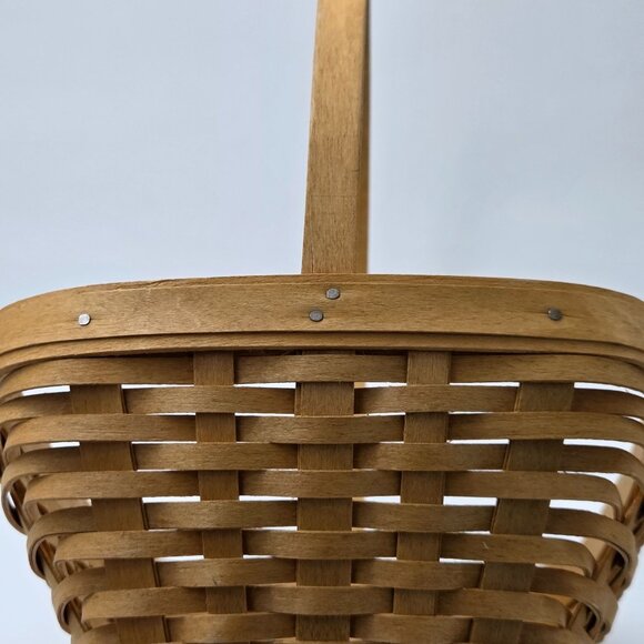 Longaberger Baskets RL3314 Easter 2003 Edition Handwoven Basket Signed KRH 2002 - Picture 4 of 11